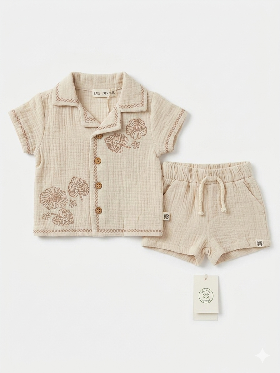 SET 2 PIEZAS 2409 ORGANIC RABBIT STONE