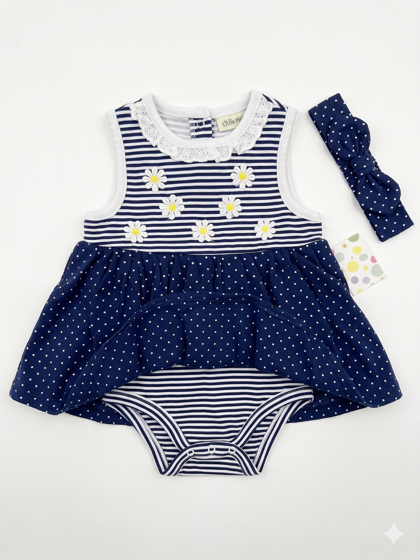 VESTIDO PUNTICOS LITTLE ME