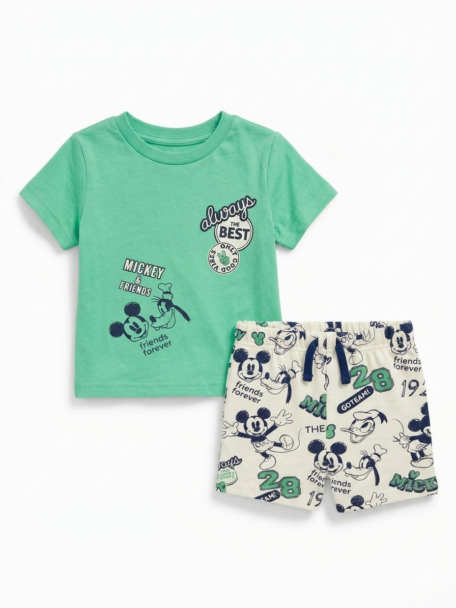 SET 2 PIEZAS MICKEY AND FRIENDS DISNEY
