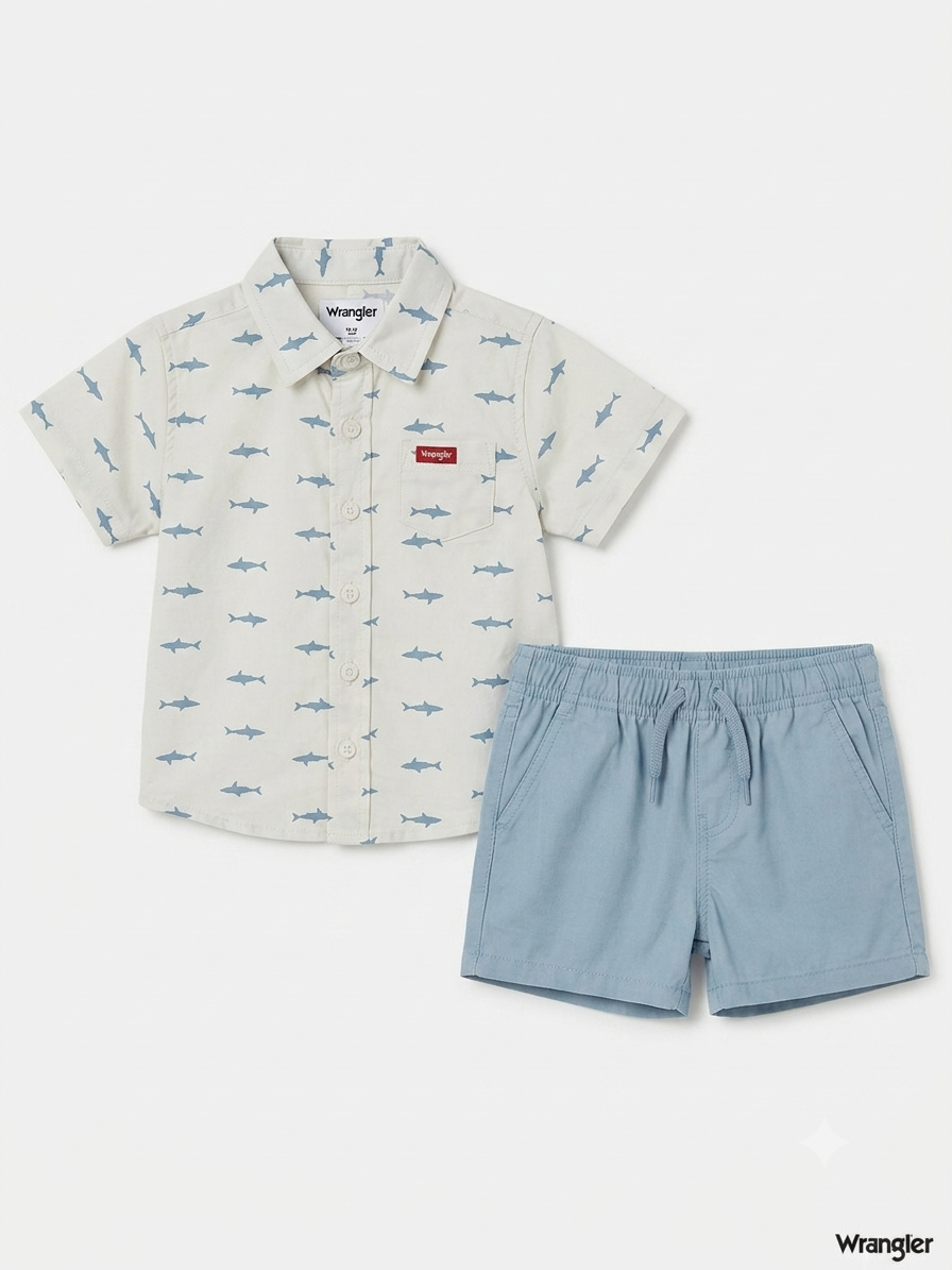 SET 2 PIEZAS SHARK WRANGLER
