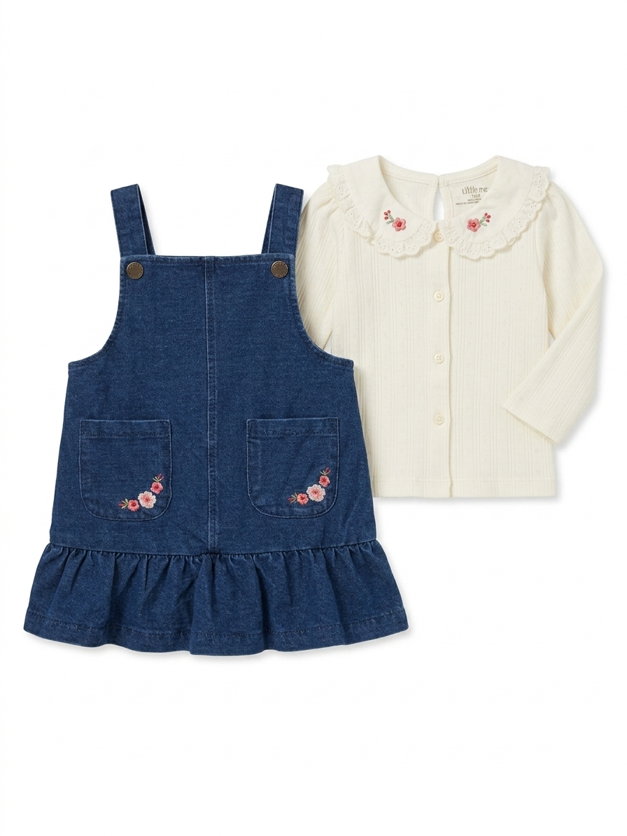 VESTIDO BOLSI FLORAL LITTLE ME