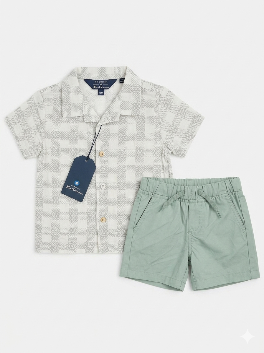 SET 2 PIEZAS GREEN BEN SHERMAN