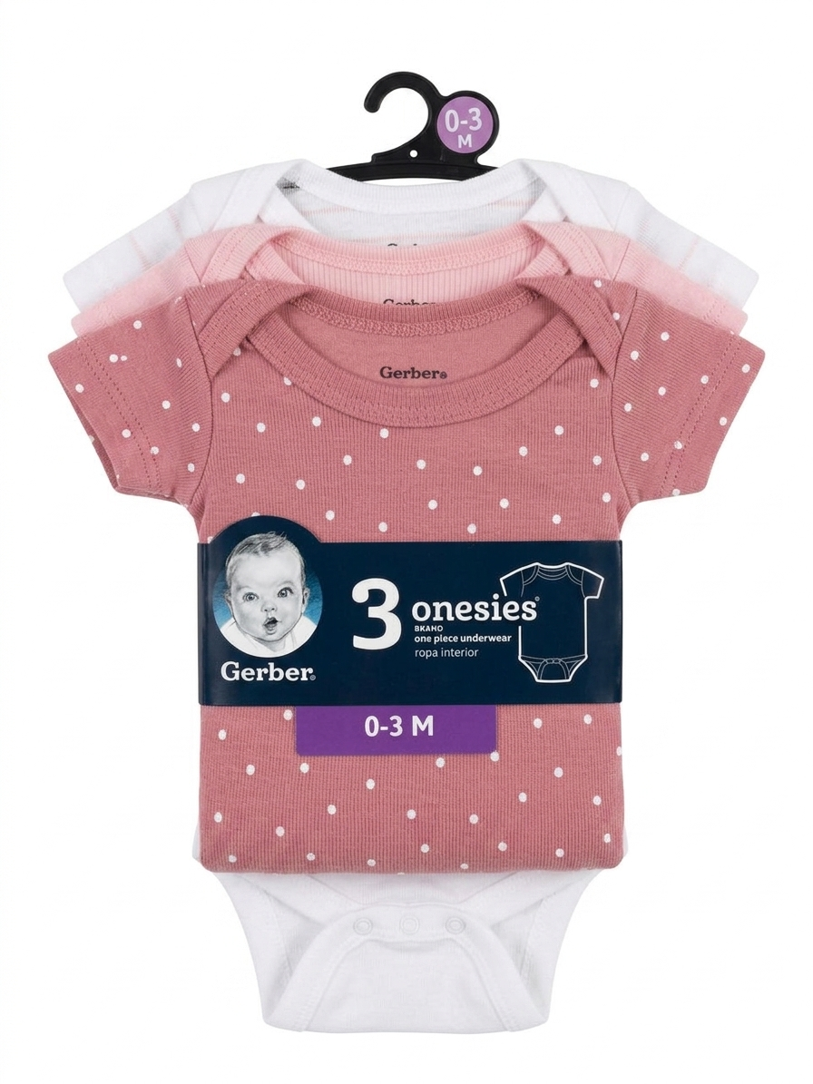 SET 3 BODYS PUNTOS GERBER