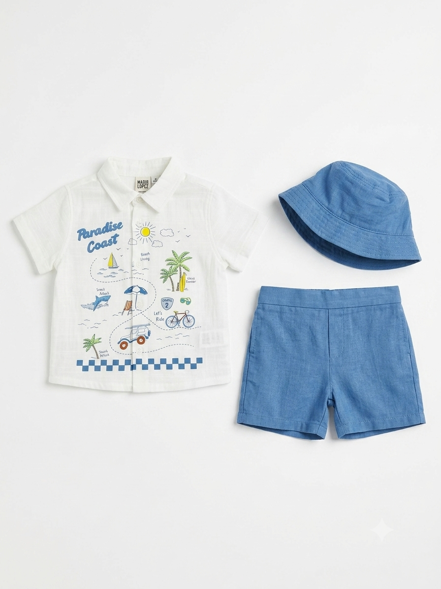 SET 3 PIEZAS MARIO LOPEZ