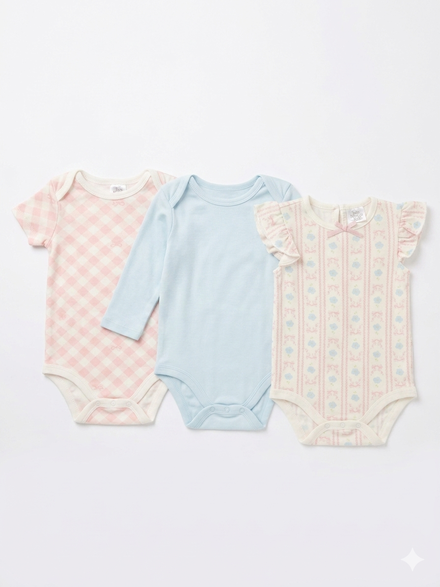 SET 3 BODYS 2409 BEAU ET BELLE