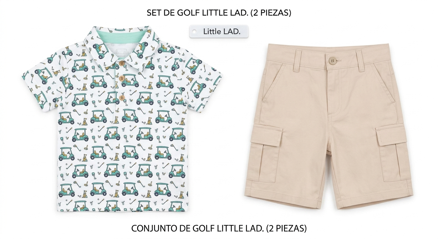 SET 2 PIEZAS GOLF LITTLE LAD