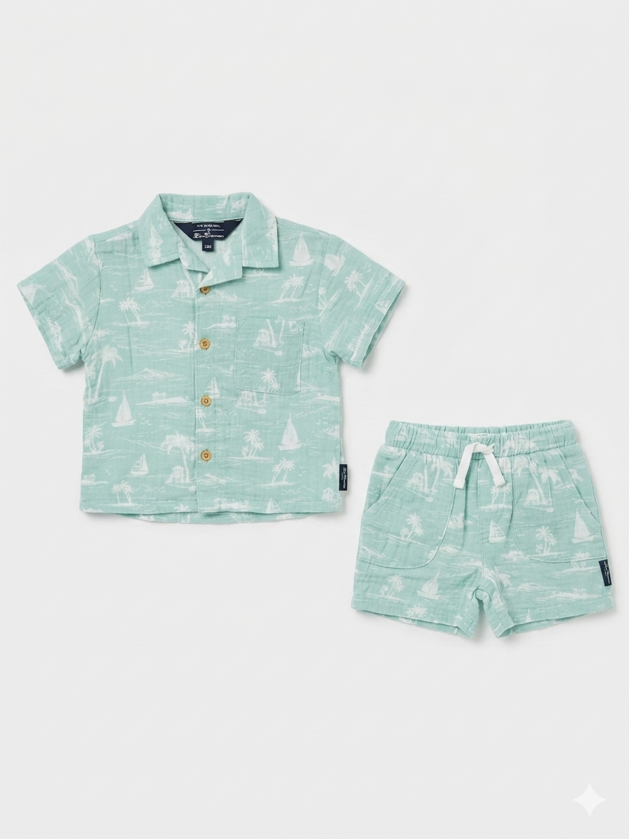 SET 2 PIEZAS VELERO BEN SHERMAN