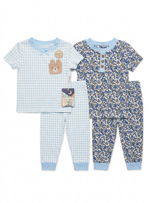 SET 4 PIEZAS PIJAMA 3439 BEARPAW
