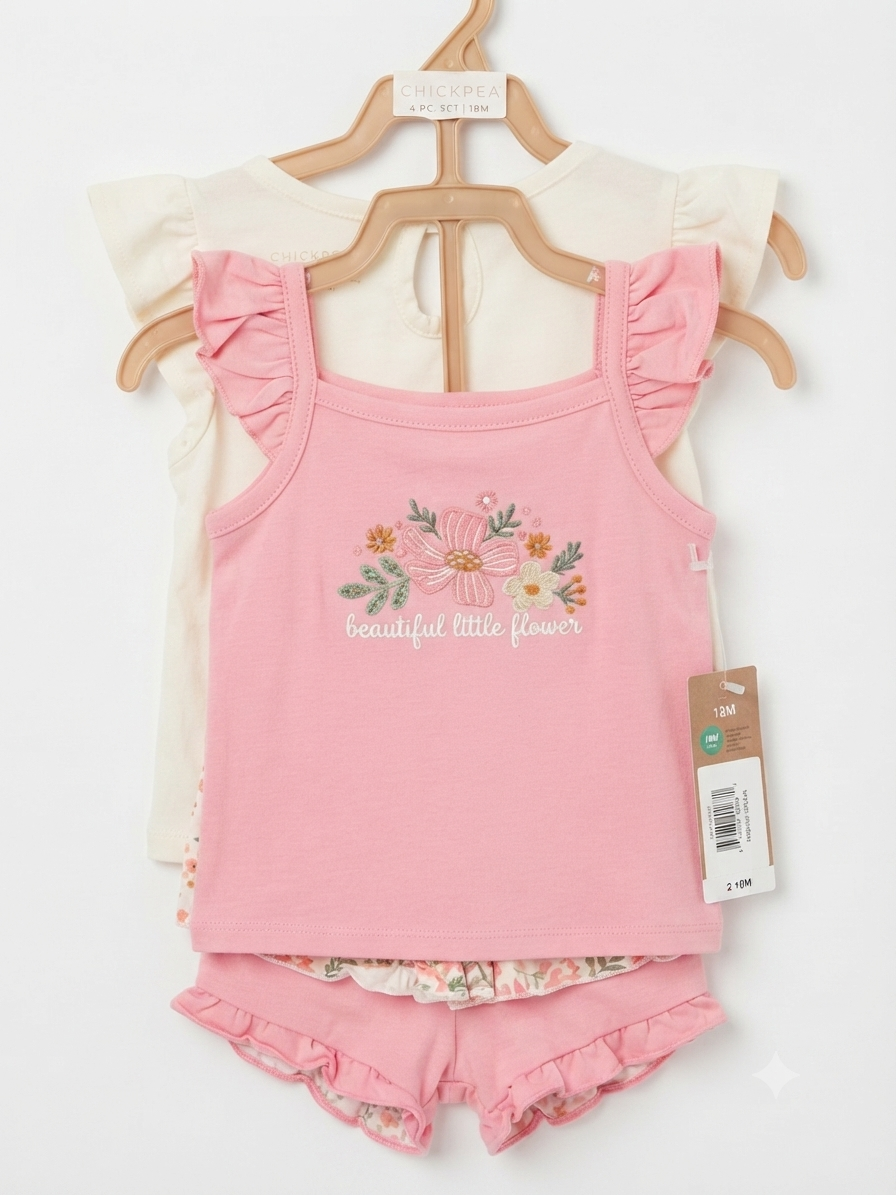 SET 4 PIEZAS LITTLE ONE CHICKPEA