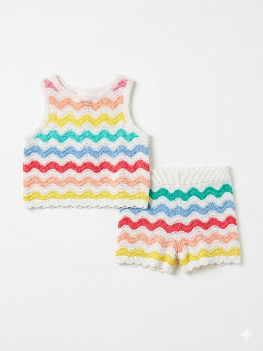 SET 2 PIEZAS TEJIDO 7466 LITTLE ME