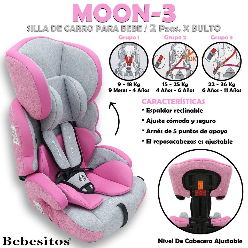 SILLA DE CARRO MOON BEBESITOS