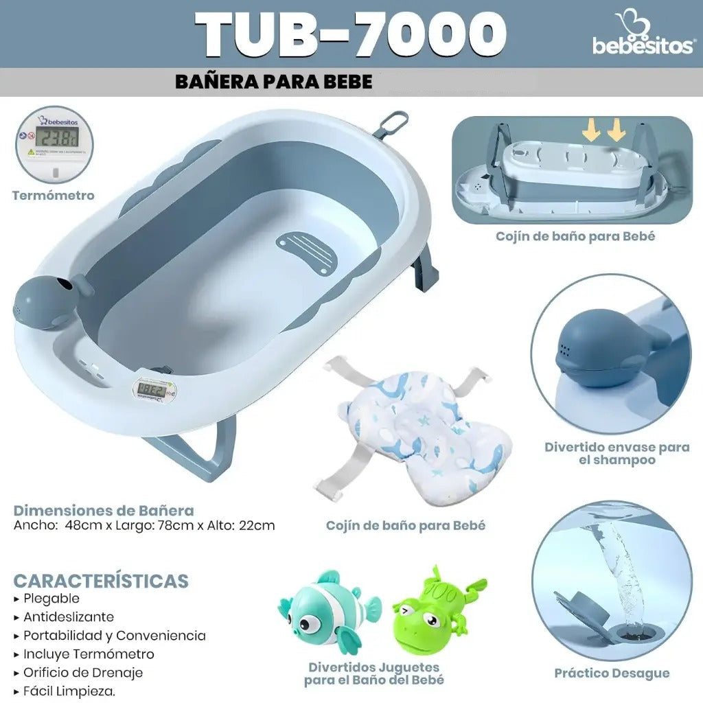 KIT DE BAÑERA TUB 7000 BEBESITOS