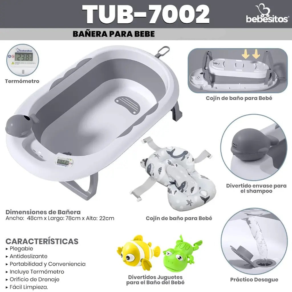 KIT DE BAÑERA TUB 7000 BEBESITOS