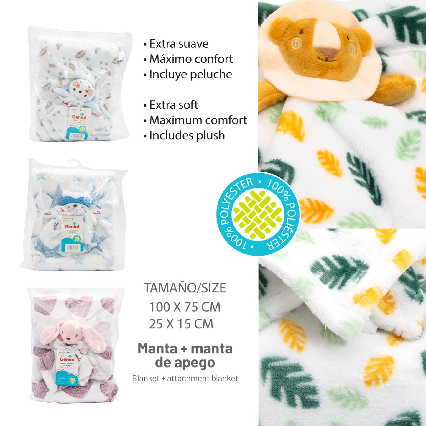 MANTA DE APEGO GENIAL