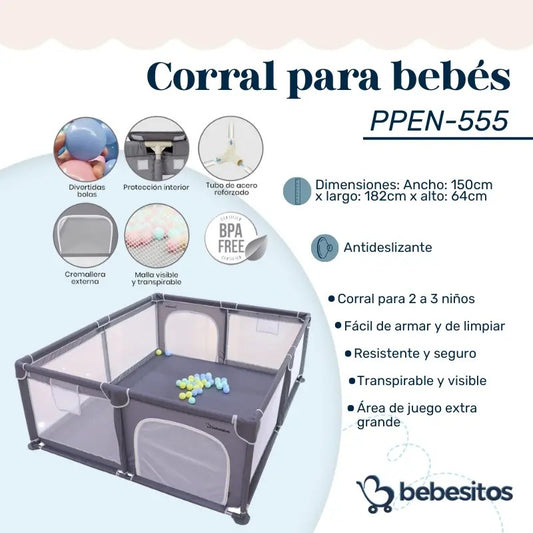 CORRAL DE JUEGOS PPEN-555 BEBESITOS
