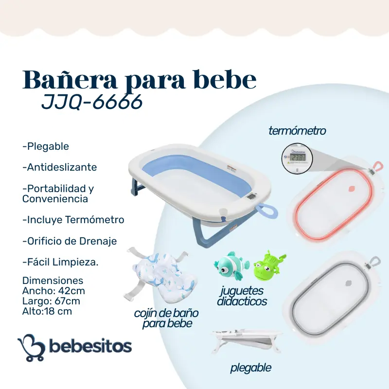KIT DE BAÑERA JJQ BEBESITOS
