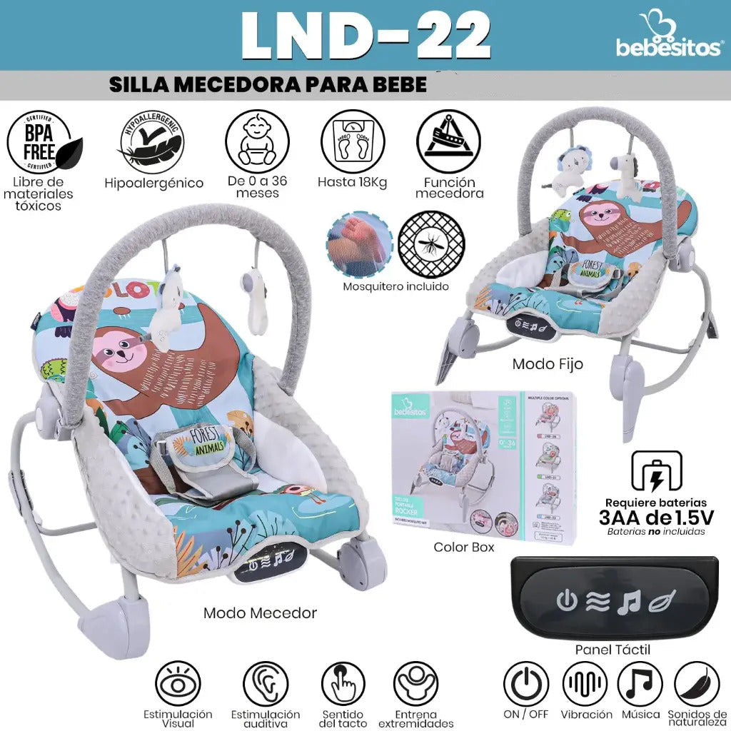 SILLA MECEDORA LND 22 BEBESITOS