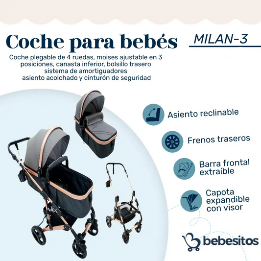 COCHE MOISES MILAN BEBESITOS