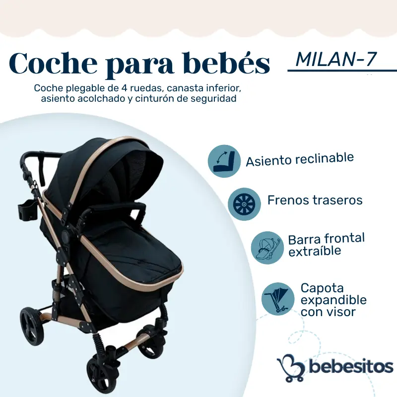 COCHE MOISES MILAN BEBESITOS