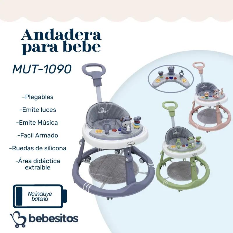 ANDADERA MUT-1090 BEBESITOS