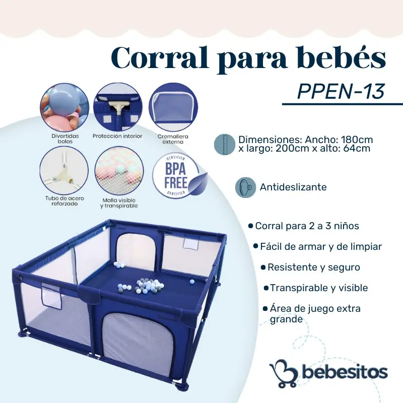 CORRAL DE JUEGOS PEN BEBESITOS