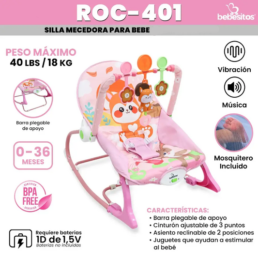 SILLA MECEDORA ROC 401 BEBESITOS