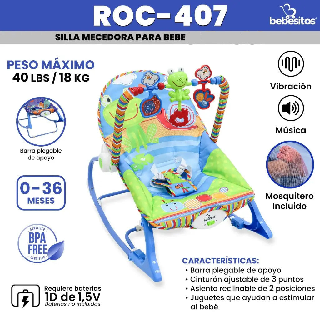 SILLA MECEDORA ROC 407 BEBESITOS