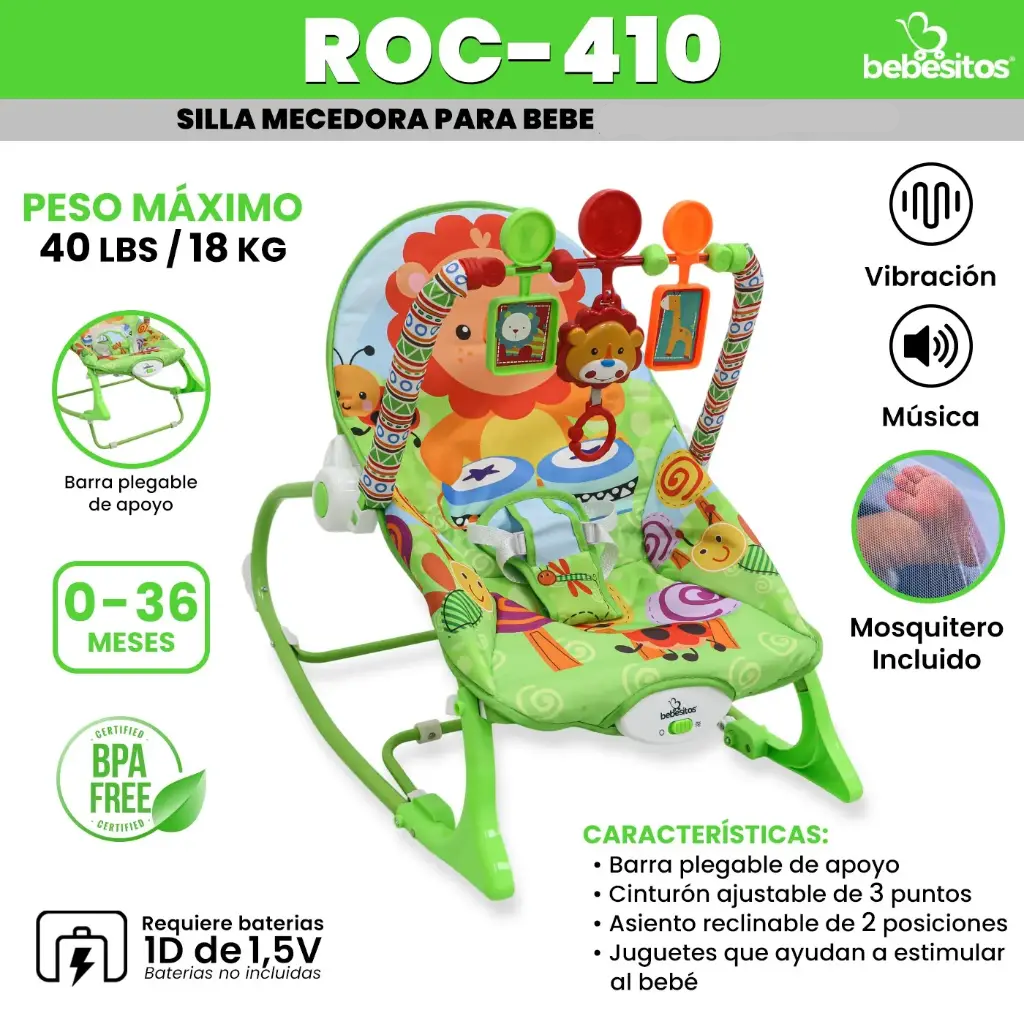 SILLA MECEDORA ROC BEBESITOS