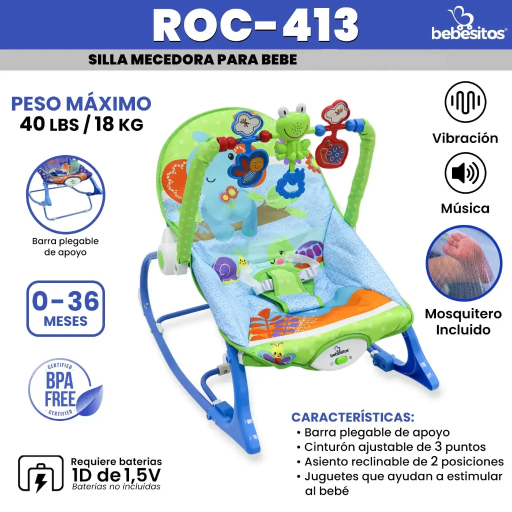 SILLA MECEDORA ROC BEBESITOS