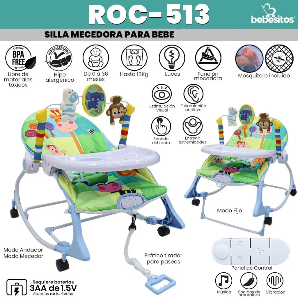 SILLA MECEDORA ROC 513 BEBESITOS
