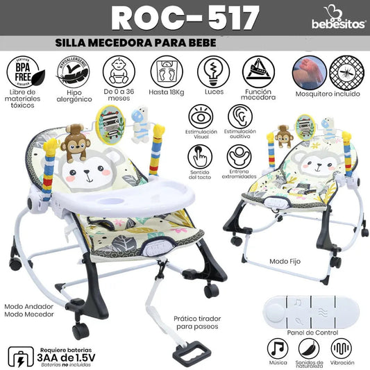 SILLA MECEDORA ROC 517 BEBESITOS