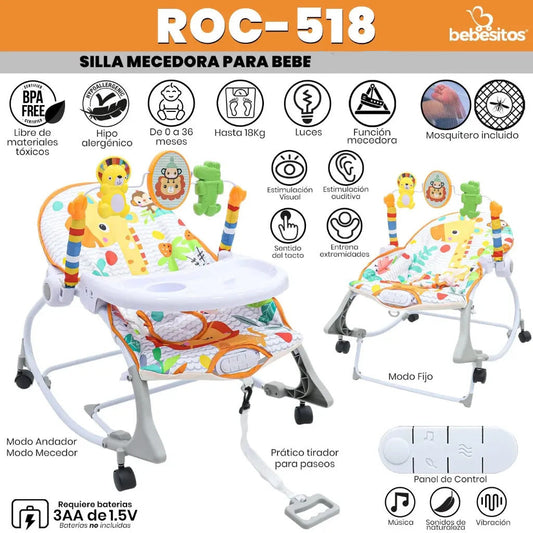 SILLA MECEDORA ROC 518 BEBESITOS