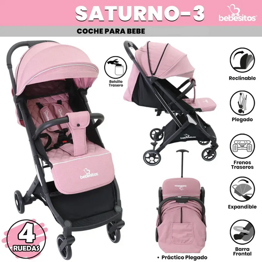 COCHE MALETA SATURNO BEBESITOS