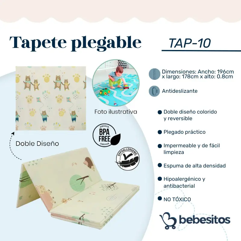 ALFOMBRA DE GATEO BEBESITOS