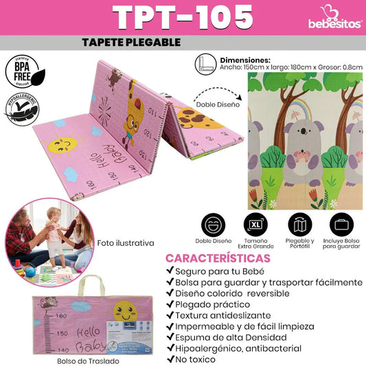 ALFOMBRA DE GATEO TPT BEBESITOS