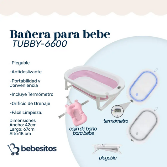 KIT DE BAÑERA TUBBY 6600 BEBESITOS