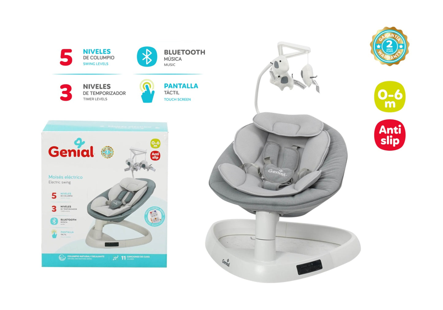 SILLA MECEDORA ELECTRICA GENIAL