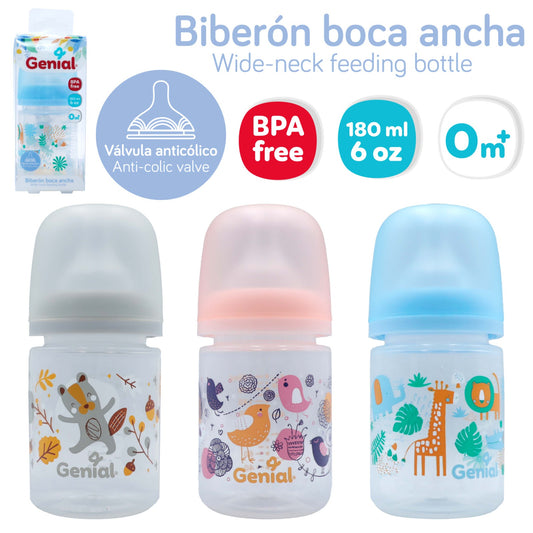 BIBERÓN 6ONZAS GENIAL