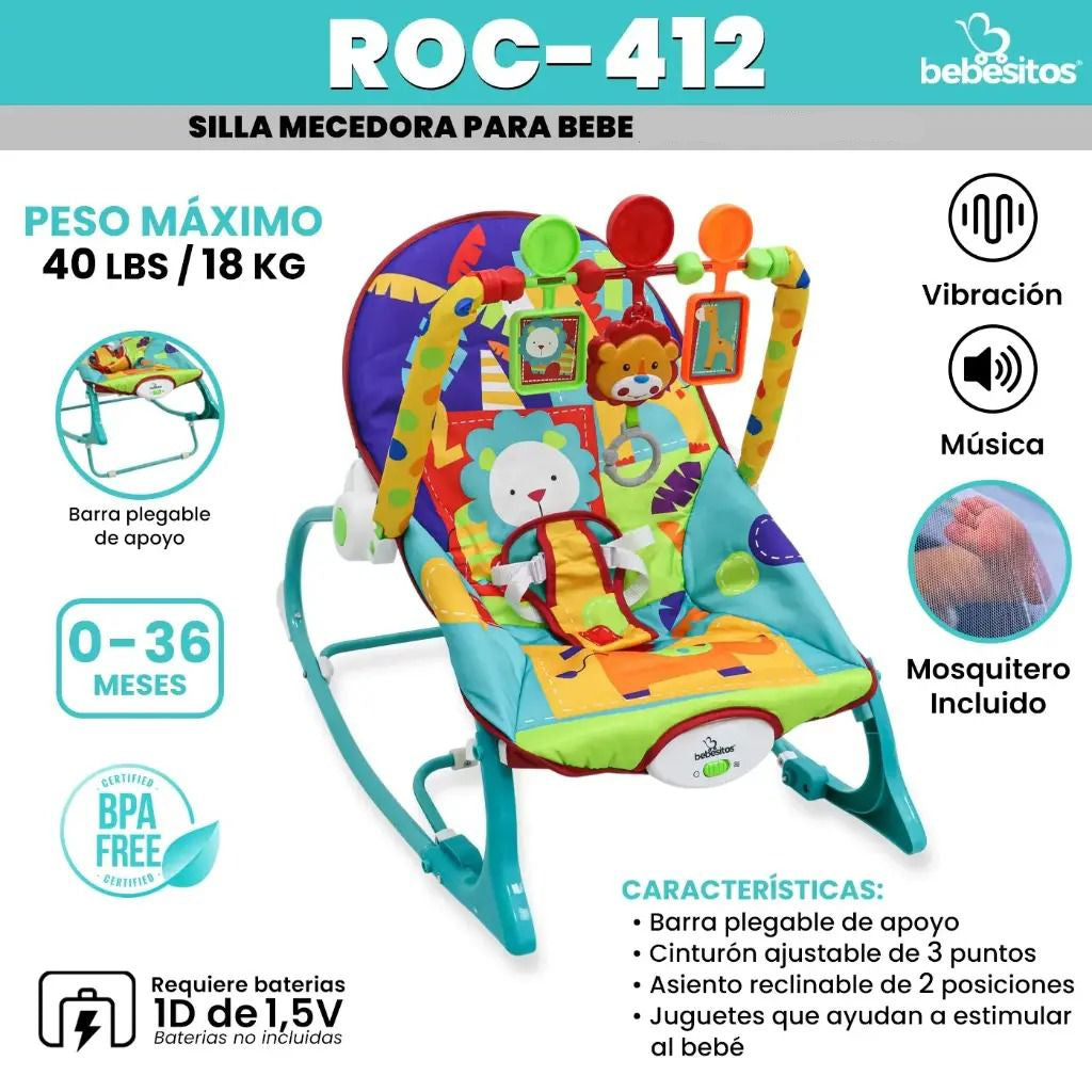 SILLA MECEDORA ROC 412 BEBESITOS