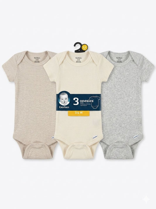 SET 3 BODYS CREAM GERBER