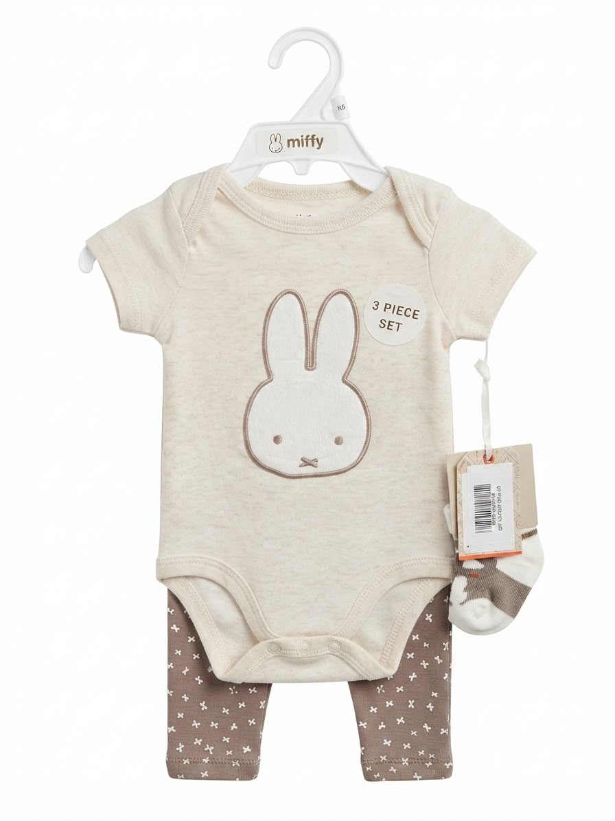 SET 3 PIEZAS RABIT MIFFY