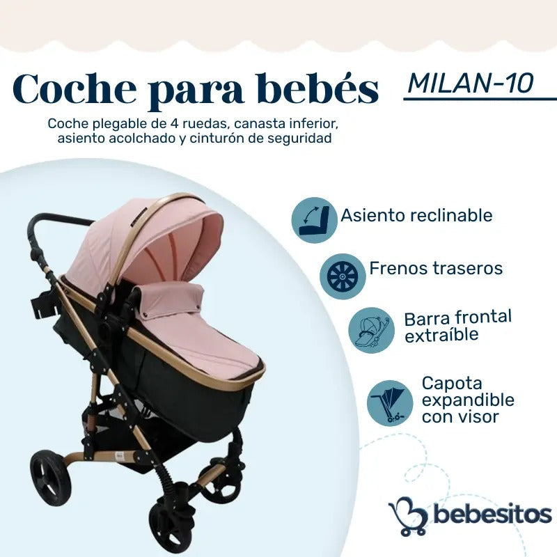 COCHE MOISES MILAN BEBESITOS