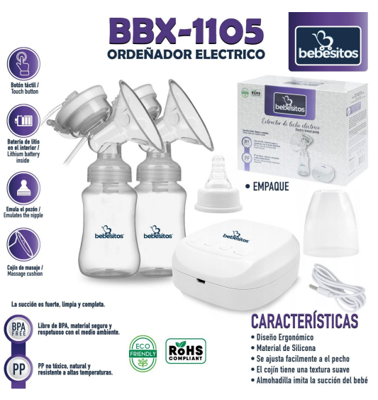 EXTRACTOR DOBLE ELECTRICO BEBESITOS