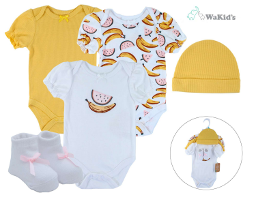 SET 5 PZAS FRUTAS WAKIDS